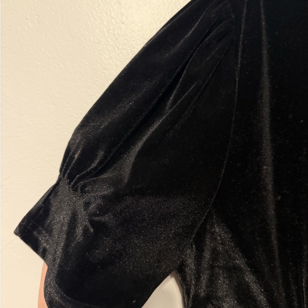 Nicoletta Carlone, black velvet retro style Jezebel Dress  Size 2XL NWT - Picture 7 of 8